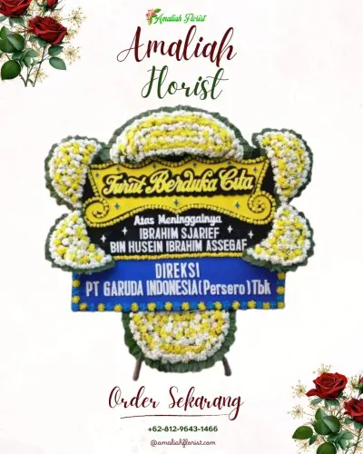 Papan Bunga Duka di Donowarih
