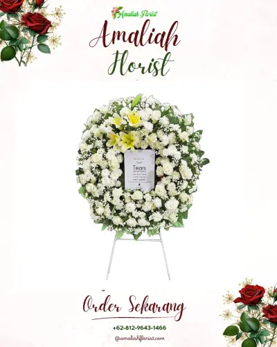 Krans Bunga Duka Cita di Donowarih