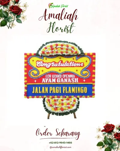 Bunga Papan Congratulation di Donowarih